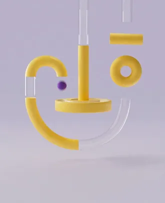 Abstract illustration of a face